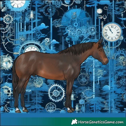 Horse Color:Brown 
