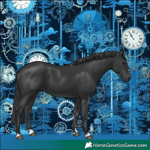 Horse Color:Black 