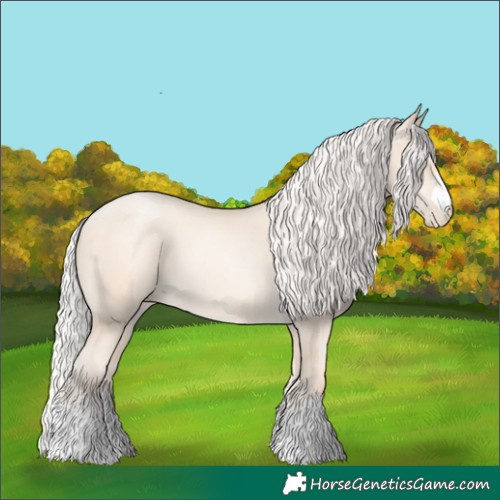 Horse Color:Silver Sable Cream Champagne Pearl 