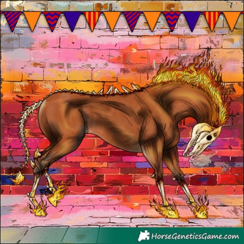 Horse Color:Silver Bay Rabicano 