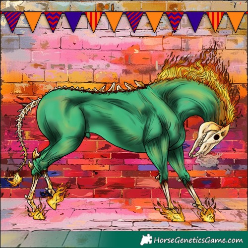 Horse Color:Watercolor Black 