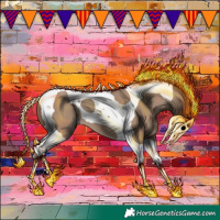 Horse Color:Classic Champagne Tobiano 