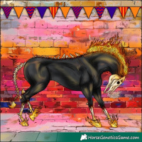 Horse Color:Black 