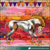 Horse Color:Chestnut Tobiano 
