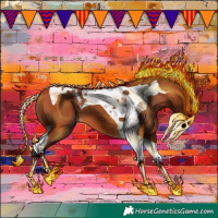 Horse Color:Bay Tobiano