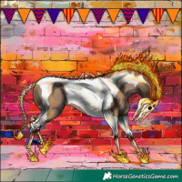 Horse Color:Classic Champagne Tobiano 