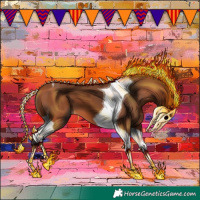 Horse Color:Bay Tobiano