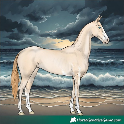 Horse Color:Buckskin Pearl Sabino 