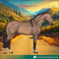 Horse Color:Bay Dun