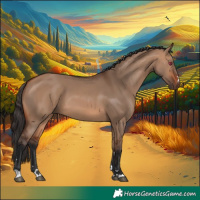 Horse Color:Bay Dun