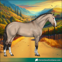 Horse Color:Bay Dun