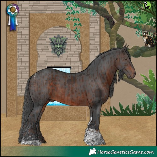 Horse Color:Liver Chestnut Tobiano and Brown Merle Tobiano