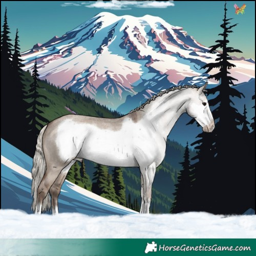 Horse Color:Silver Grullo Roan Frame 