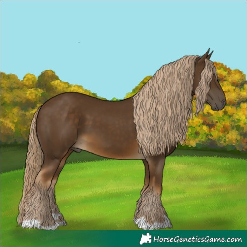 Horse Color:Chocolate Palomino