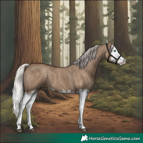 Horse Color:Silver Grullo Splash 