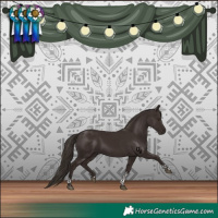Horse Color:Liver Chestnut Tobiano 