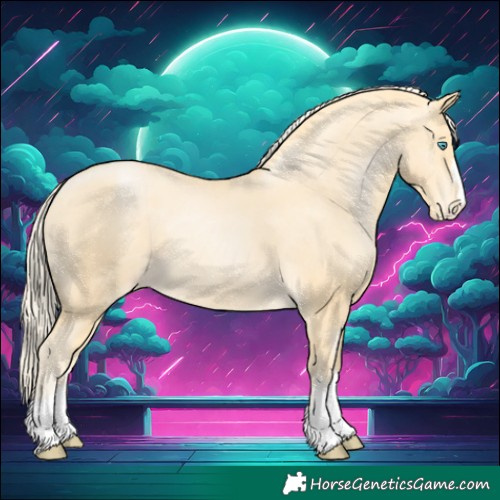 Horse Color:Palomino Pearl Varnish 