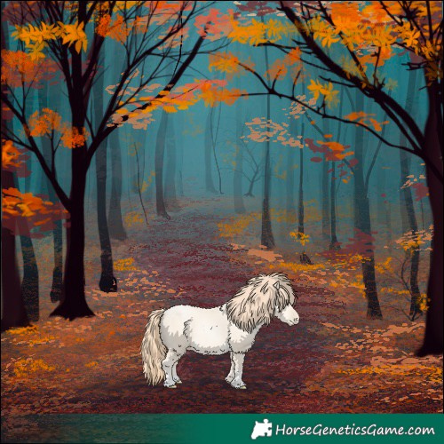 Horse Color:Amber Champagne Snowdrop Pearl
