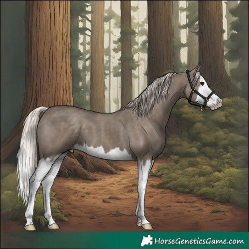 Horse Color:Silver Grullo Splash