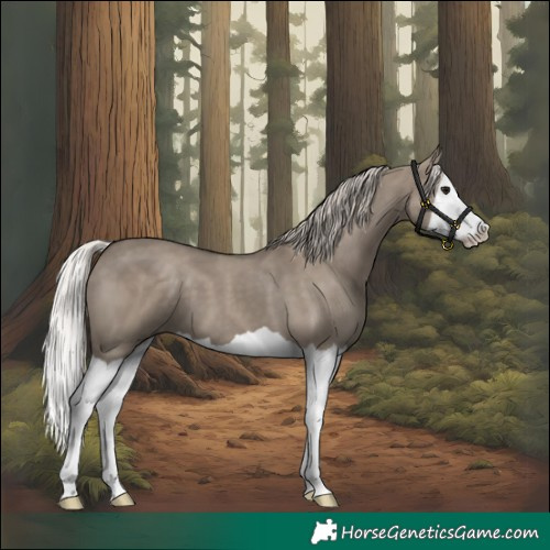 Horse Color:Silver Grullo Splash 