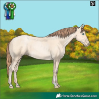 Horse Color:Sable Cream Champagne Pearl 