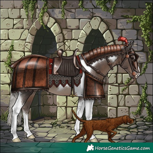 Horse Color:Silver Black Tobiano