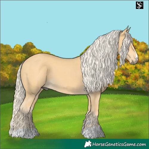 Horse Color:Pseudo Palomino 