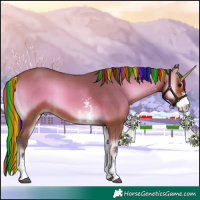 Horse Color:Painted Bay Onyx Sabino 
