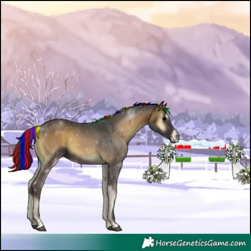 Horse Color:Painted Blue Onyx 