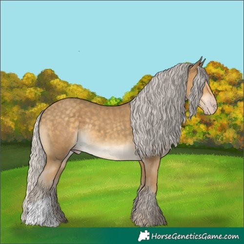 Horse Color:Silver Classic Cream Champagne 