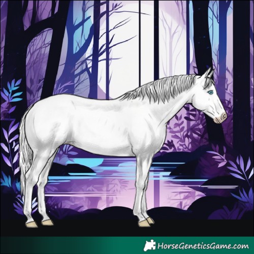 Horse Color:Cremello Dun 