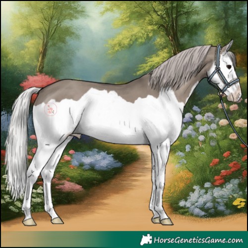 Horse Color:Silver Grullo Mushroom Splash