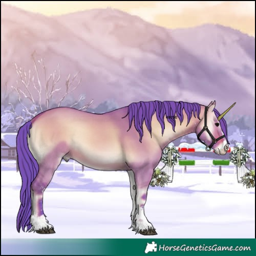 Horse Color:Watercolor Brown Onyx Sabino Rabicano 