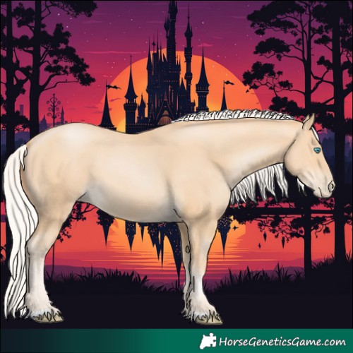 Horse Color:Silver Buckskin Pearl 