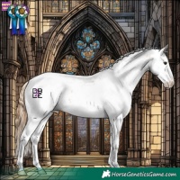 Horse Color:Chestnut Sabino Snowcap