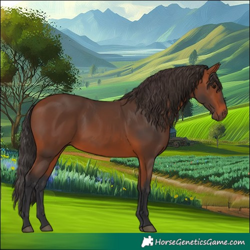 Horse Color:Bay 