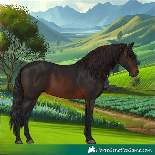Horse Color:Gray Brown 