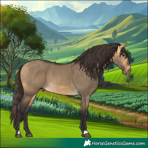 Horse Color:Buckskin Dun 