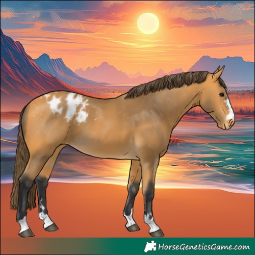 Horse Color:Buckskin Appaloosa 