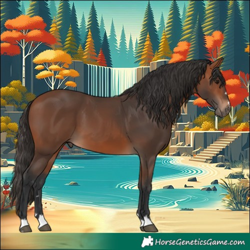 Horse Color:Bay 