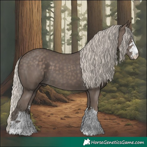 Horse Color:Silver Black