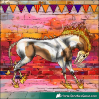 Horse Color:Chestnut Tobiano