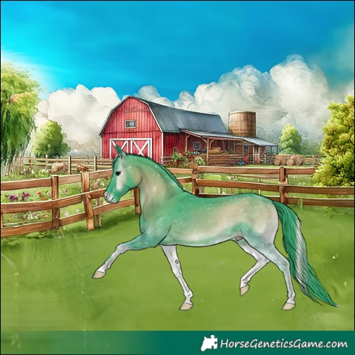 Horse Color:Watercolor Blue Onyx