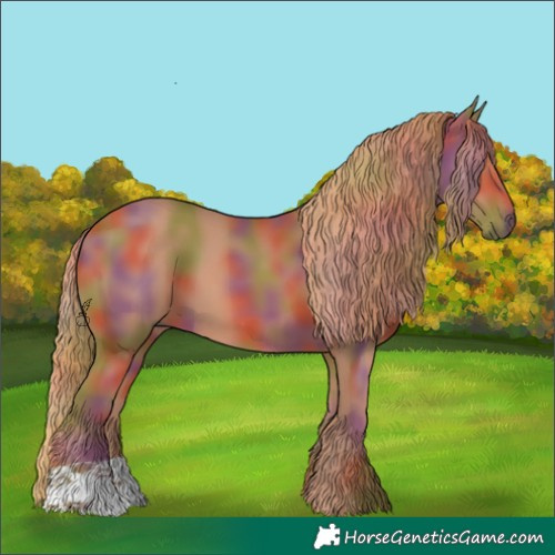 Horse Color:Nacre Chestnut 