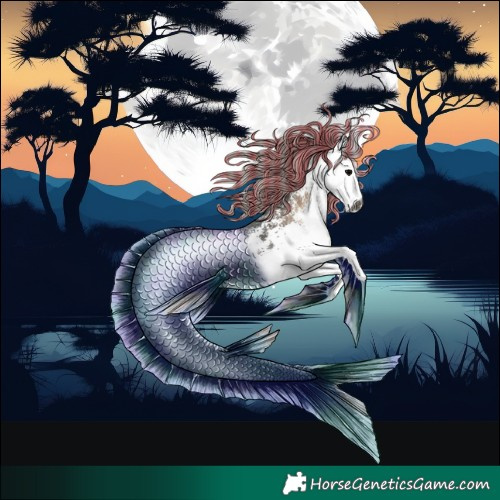 Horse Color:Gray Painted White Spotted Silver Blue Onyx 