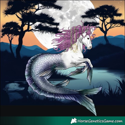 Horse Color:Painted White Spotted Silver Blue Onyx