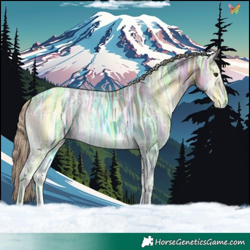 Horse Color:Chocolate Palomino Ice Onyx