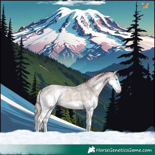 Horse Color:Plaid  Liver Red Ice Roan Splash 
