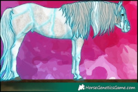 Horse Color:Thunderstruck Silver Grullo Roan Splash Tobiano