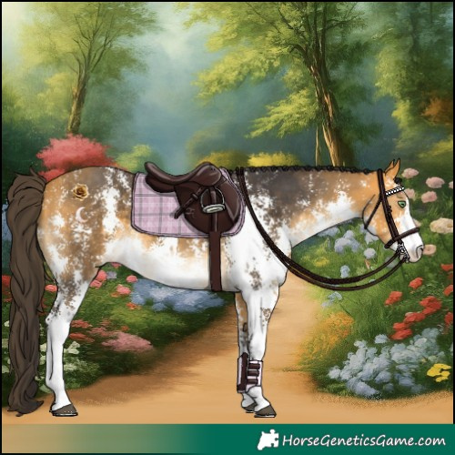 Horse Color:Buckskin Sabino
